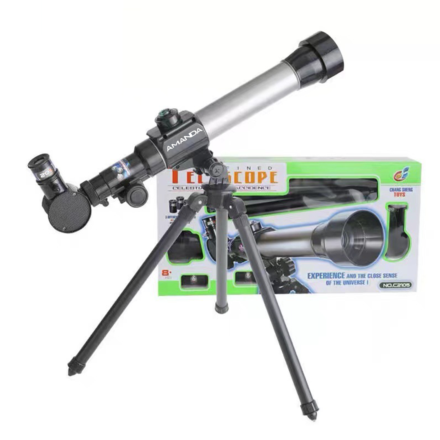 Early Educational Science Child 20X 30X 40X Telescope Toy