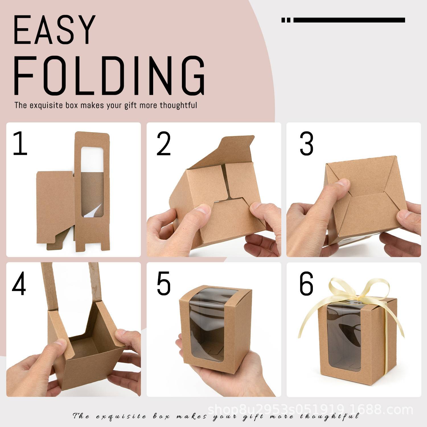 Clear Window Holographic Packaging Paper Box