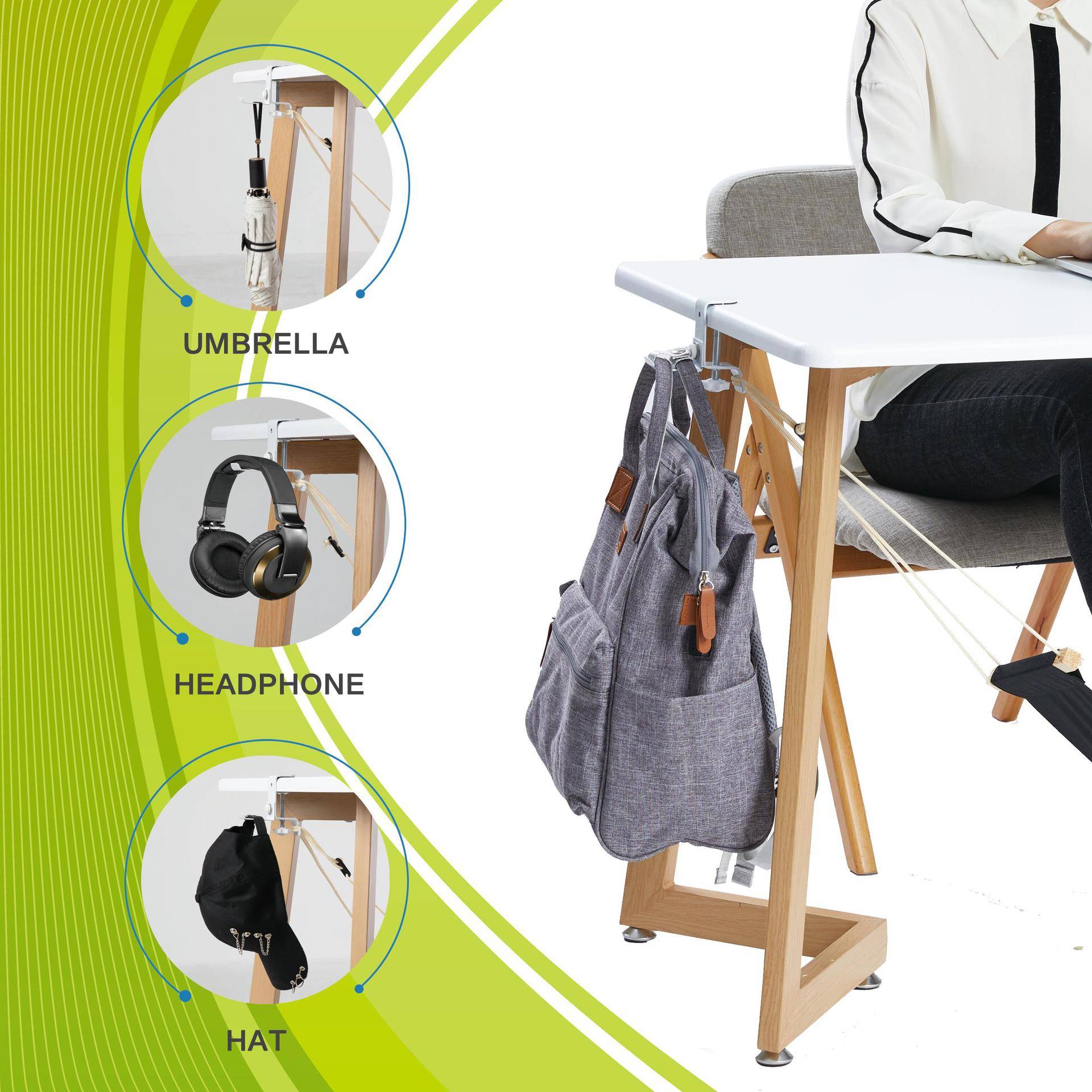 Foot Hammock Under Desk - Image 4