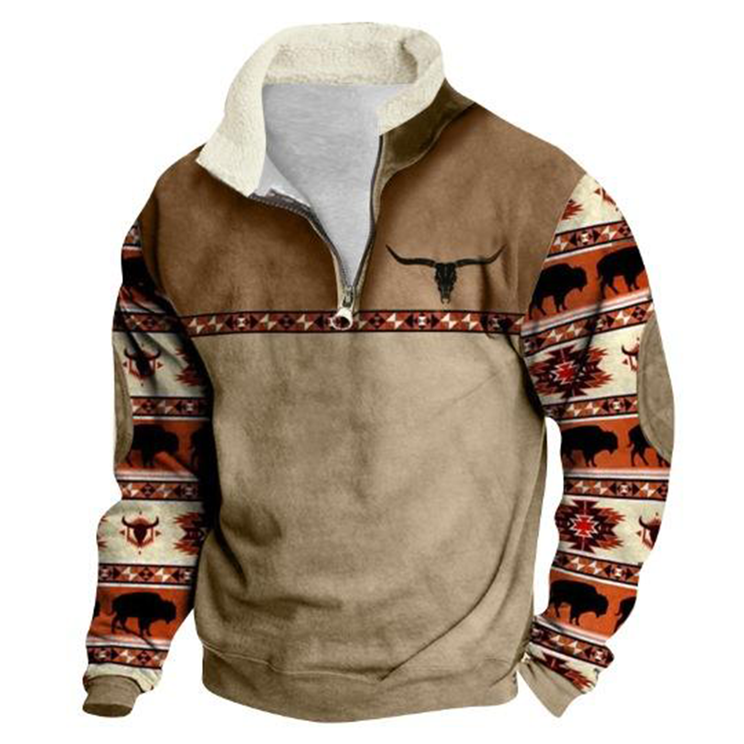 Vintage Long Sleeve Zipper Jacket - Image 5