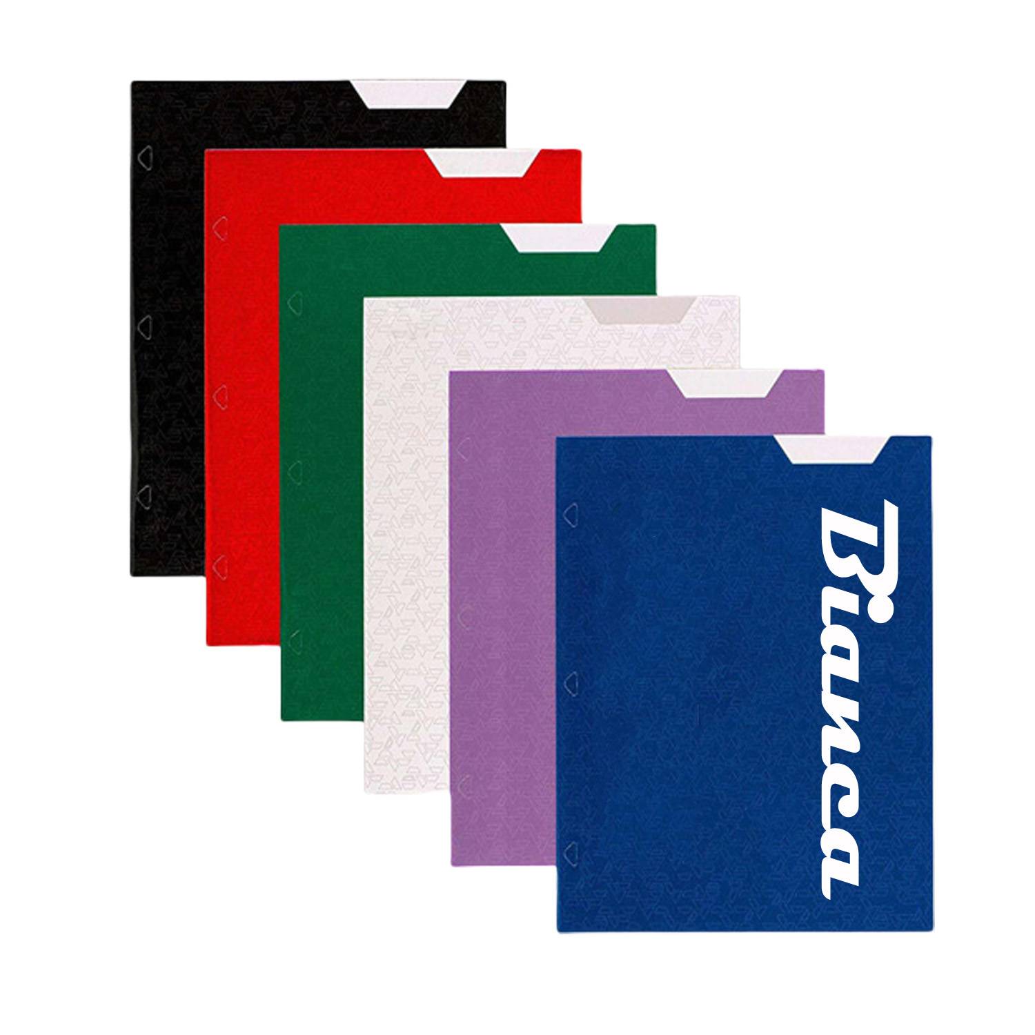 6 Pack A4 3 Ring Binders w/ Labels