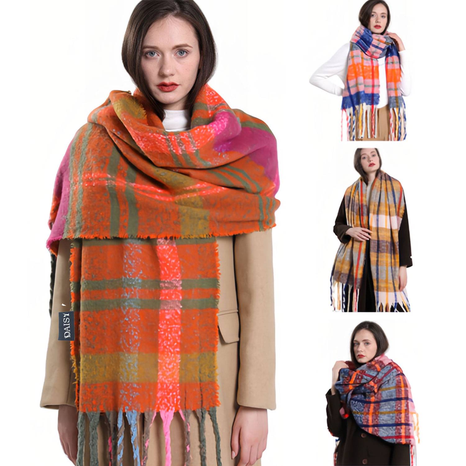 Bright Color chunky Scarf