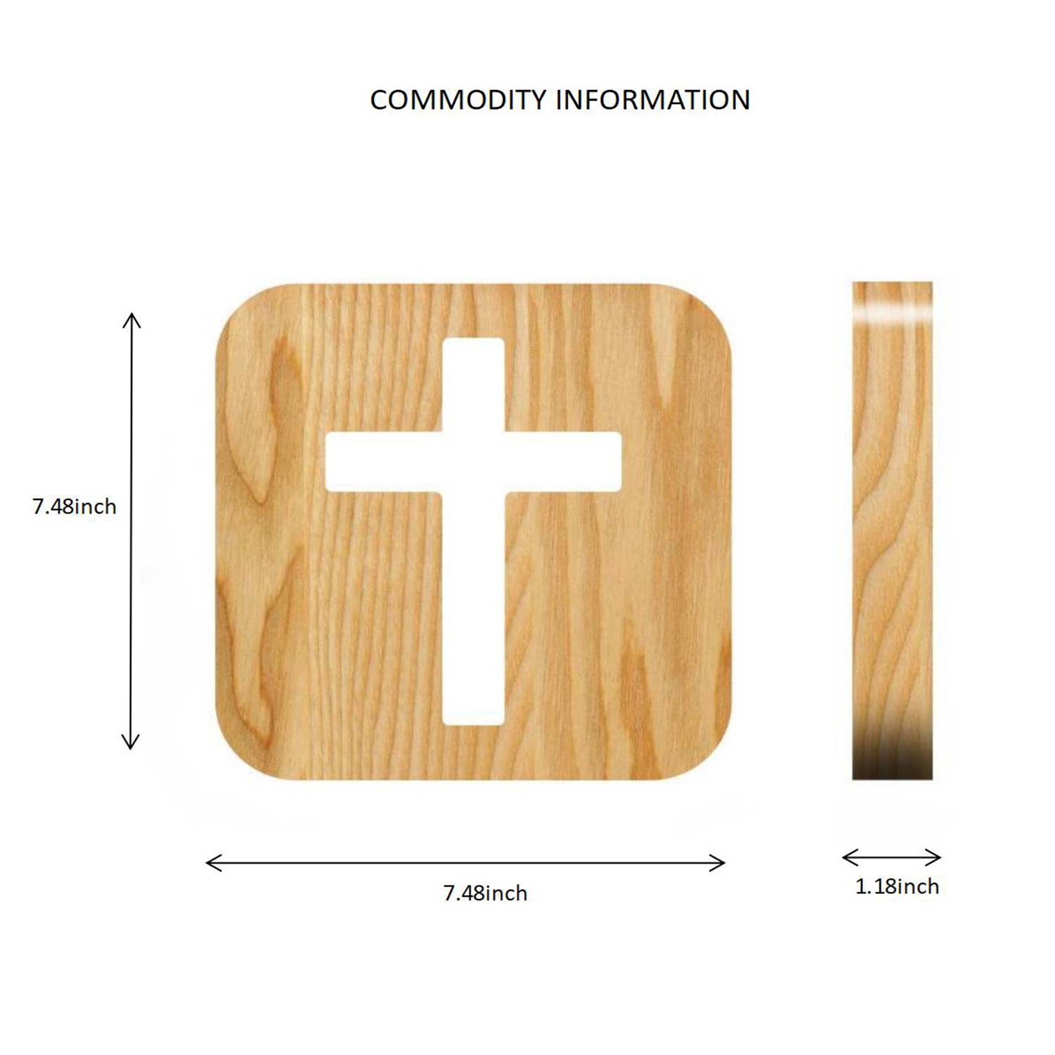 Solid Wood Bedside Craft Table Lamp - Image 7