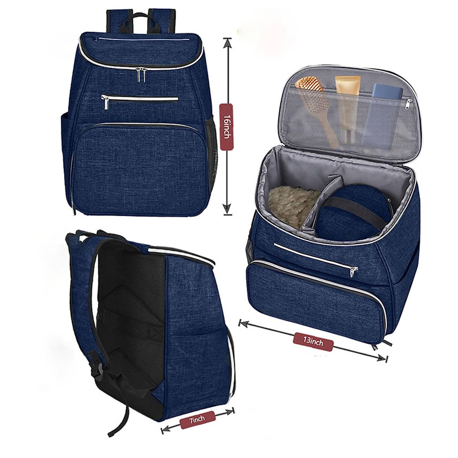 Outdoor Backpack Cat Food And Dog Food Collection Bag - Image 3