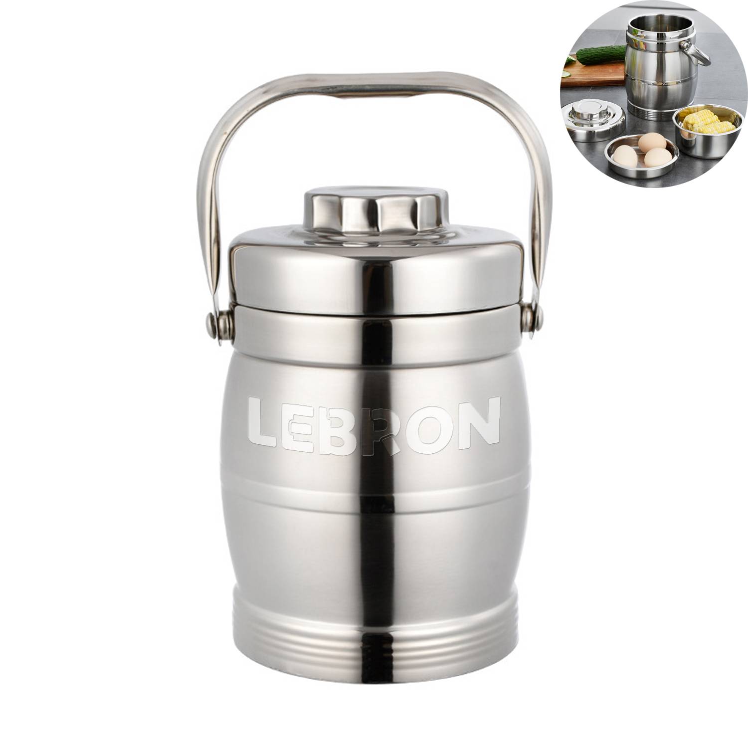 Triple-Layer Stainless Steel Insulated Thermal Lunch Box