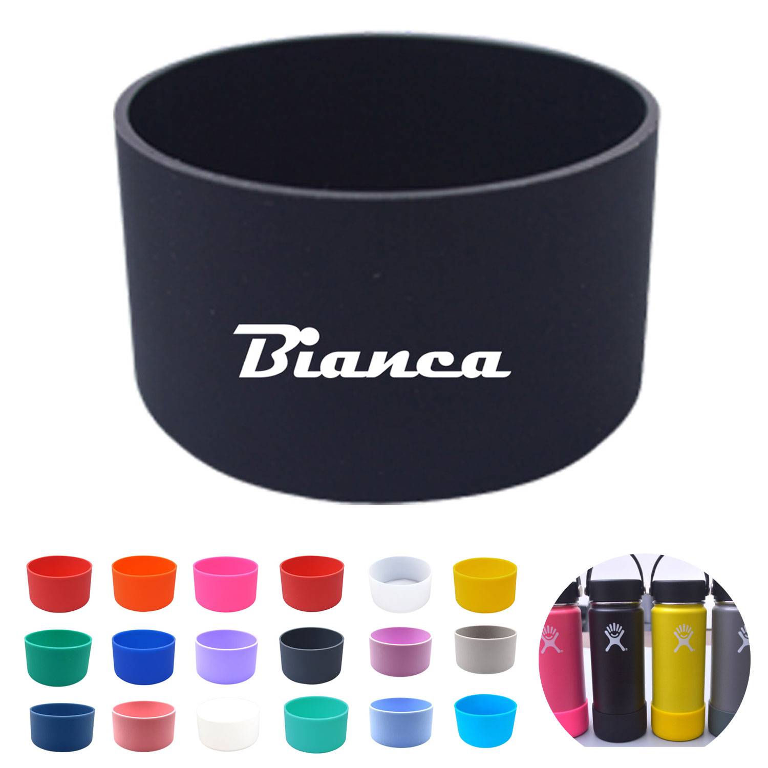 Water Bottles Silicone Protective Bottom Cover