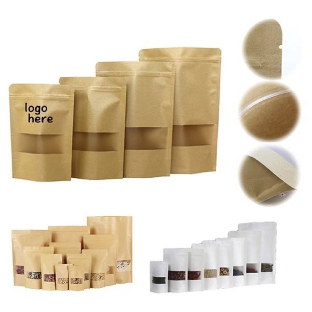 Stand Up Pouches with Window