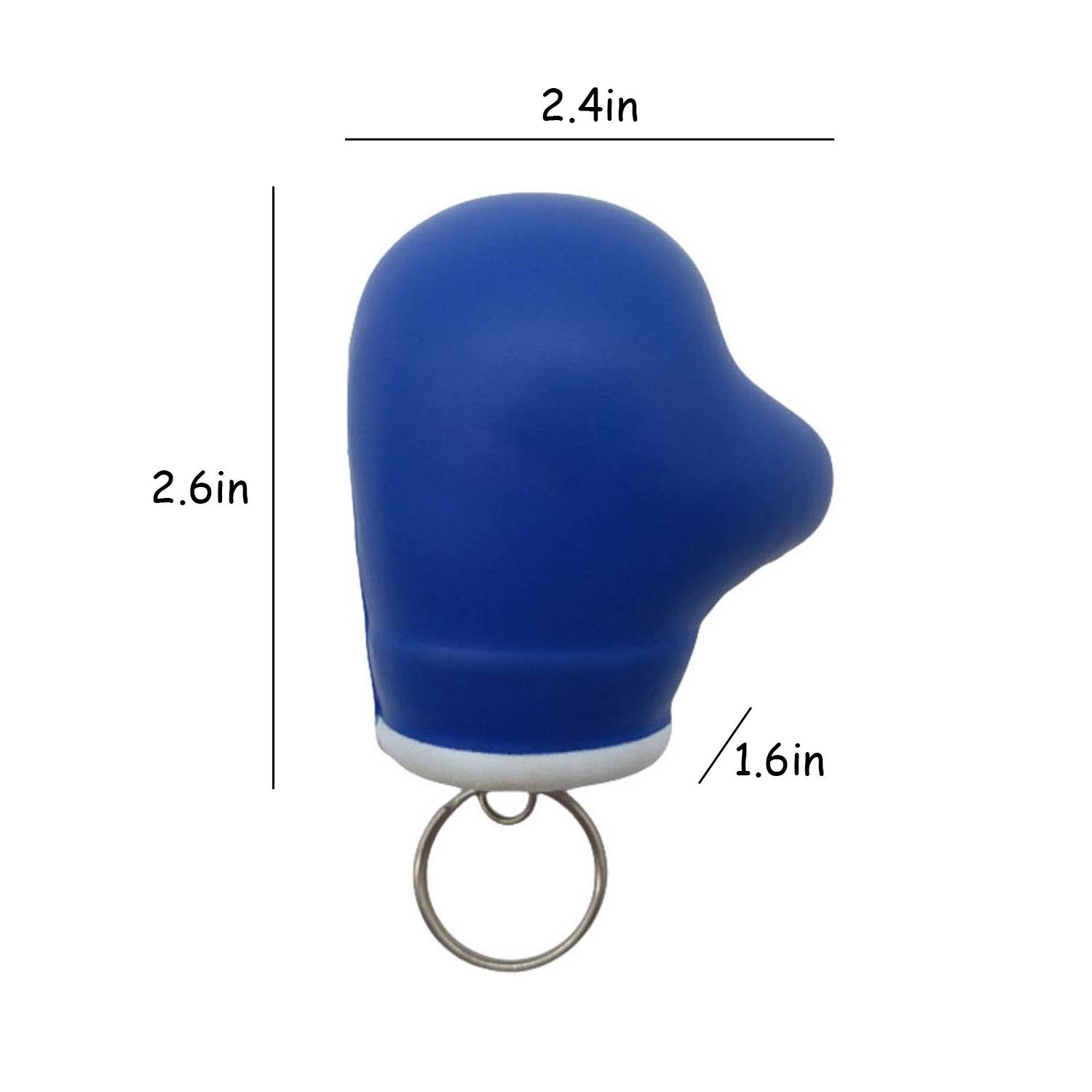 Boxing Gloves Shaped Stress Reliever Keychain - Image 4