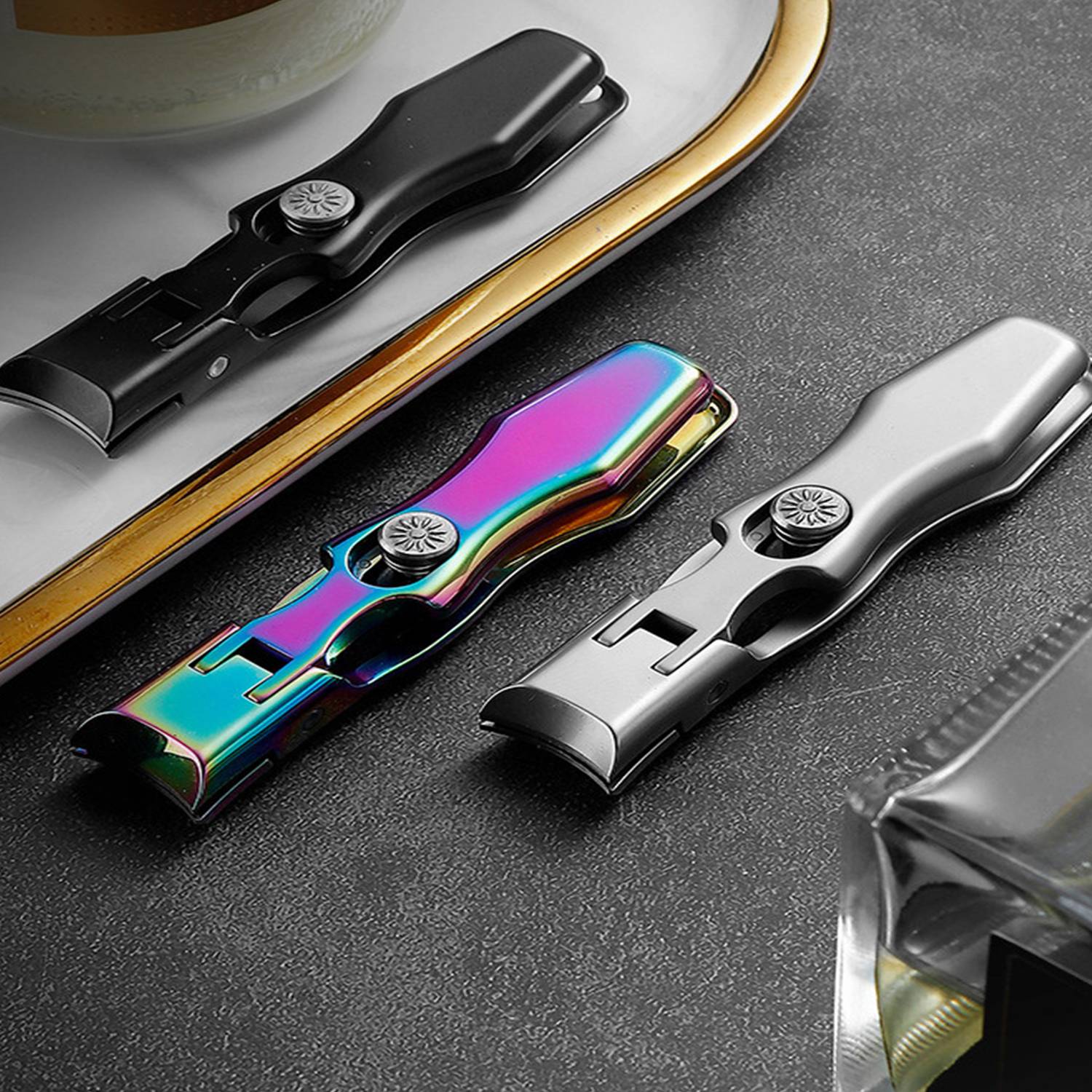 Stainless Steel Anti-Splash Nail Clippers - Image 3