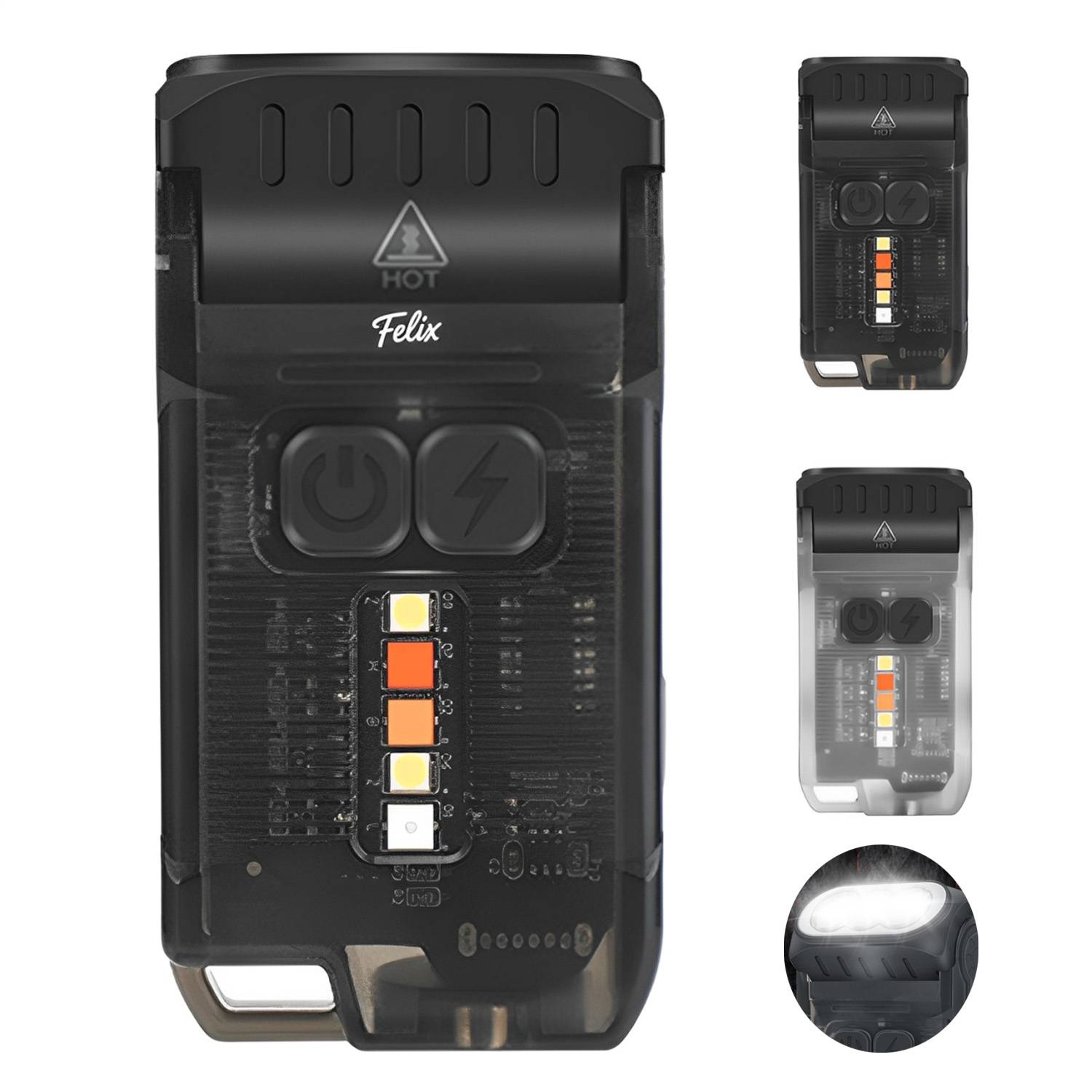 12W Rechargeable LED Flashlight - Adjustable & Aluminum Body