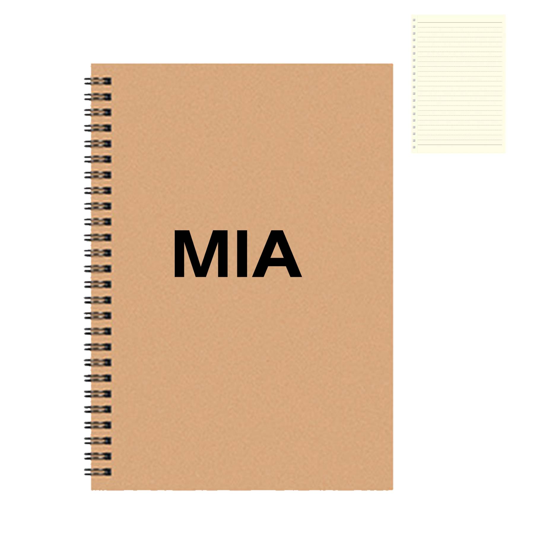 A5 Kraft paper notebook 60sheets/120pages