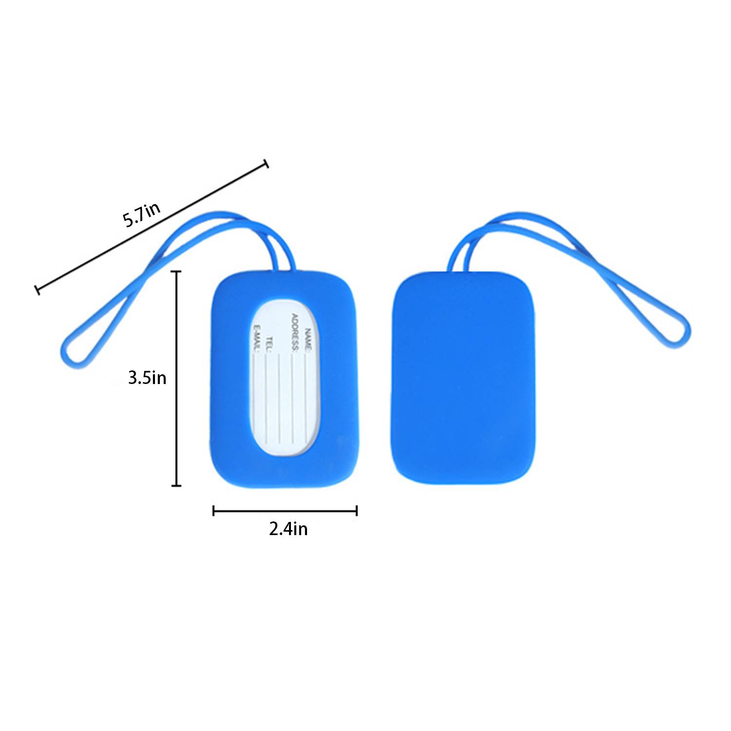Silicone Luggage Tag - Image 4