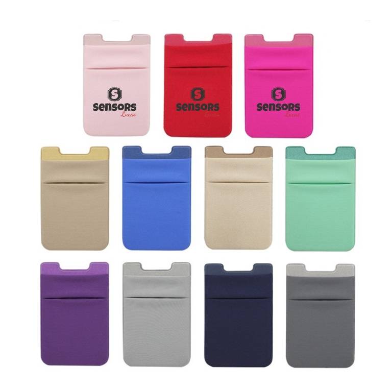 Two Pockets Lycra Phone Wallet