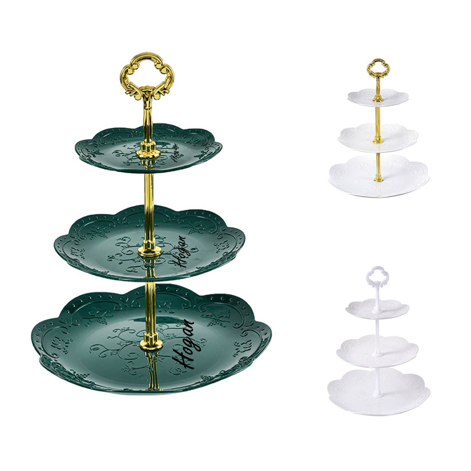 Three Layers Dim Sum Rack Plastic Wedding Dried Fruit Tray