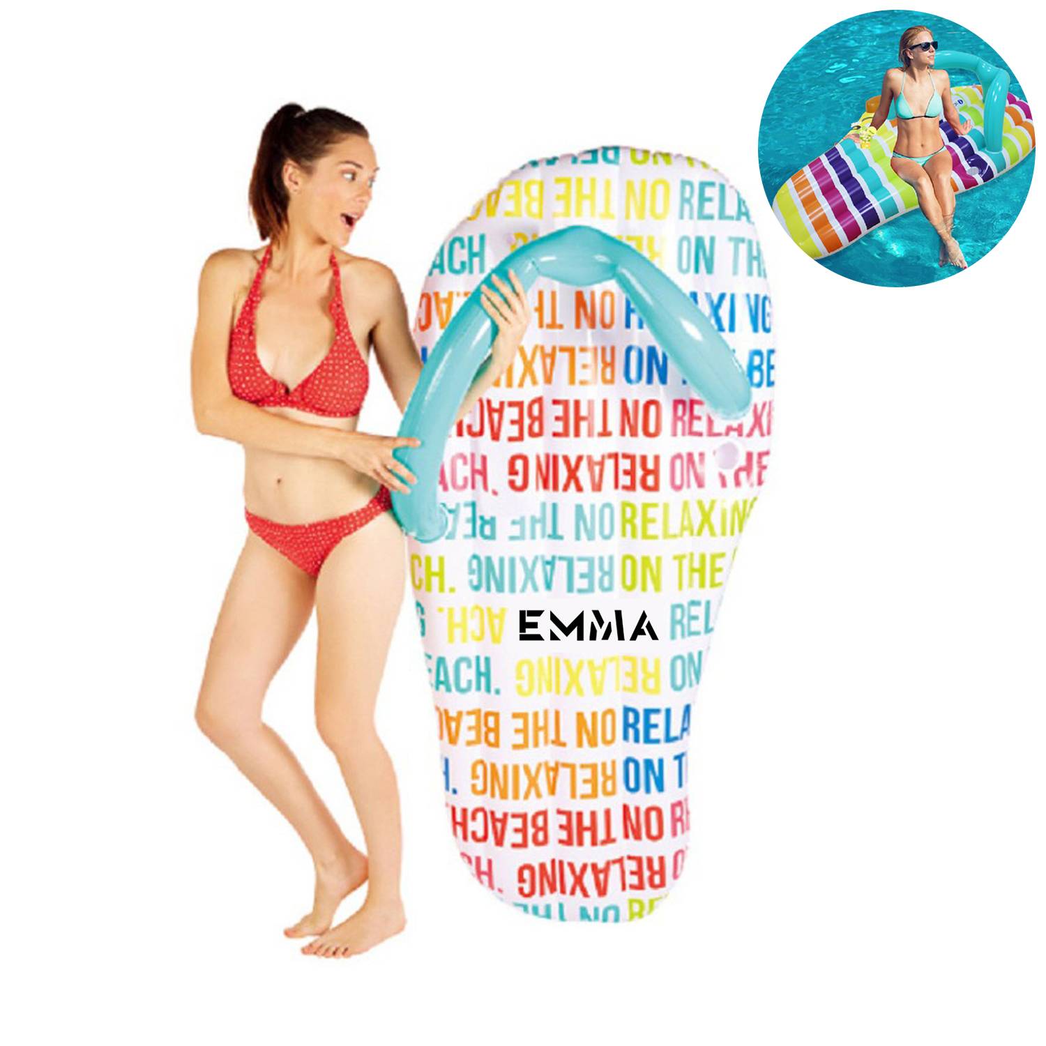 Custom Slipper Inflatable Fun Pool Float Summer