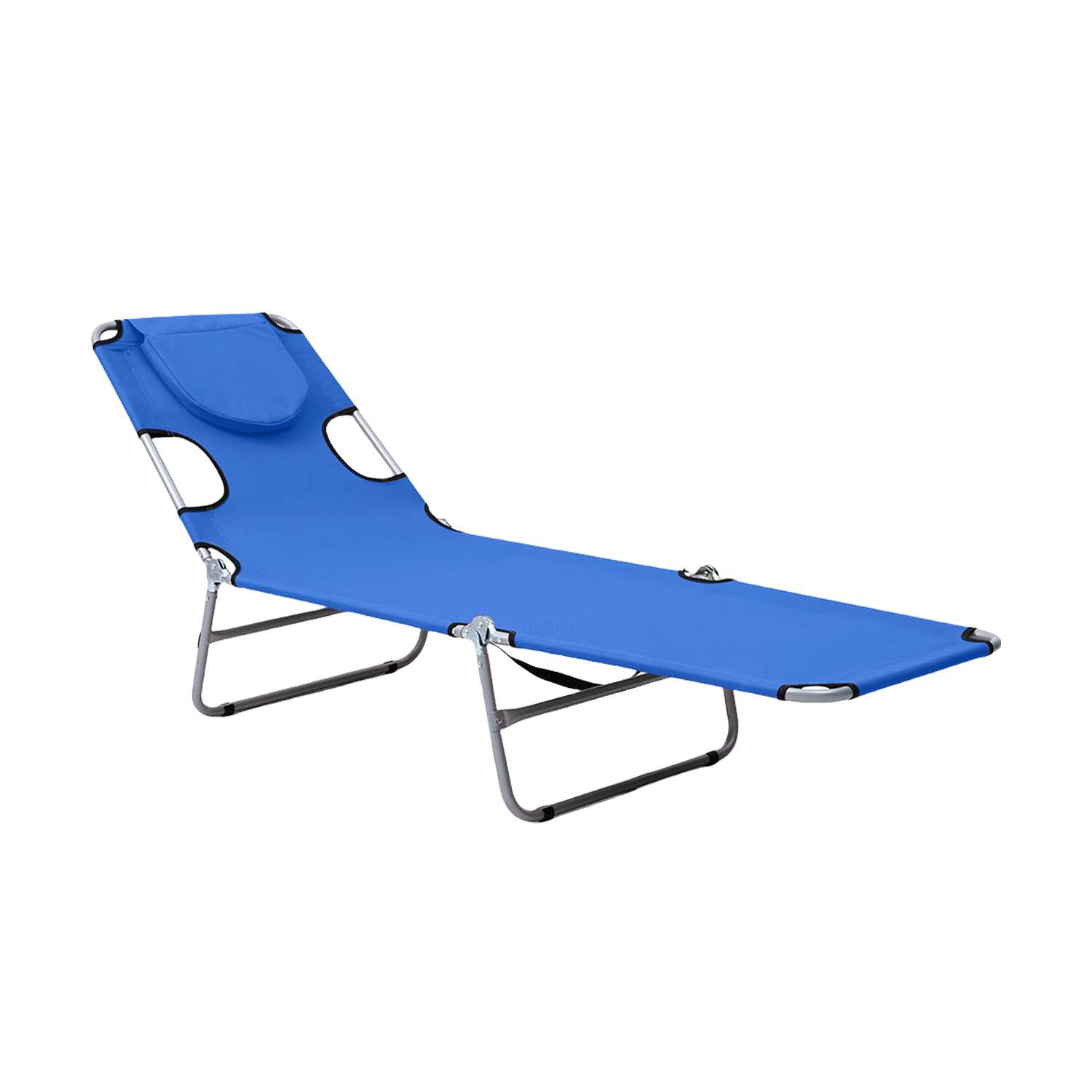 Detachable Tanning Pillow Folding Beach Lounge Chair - Image 5