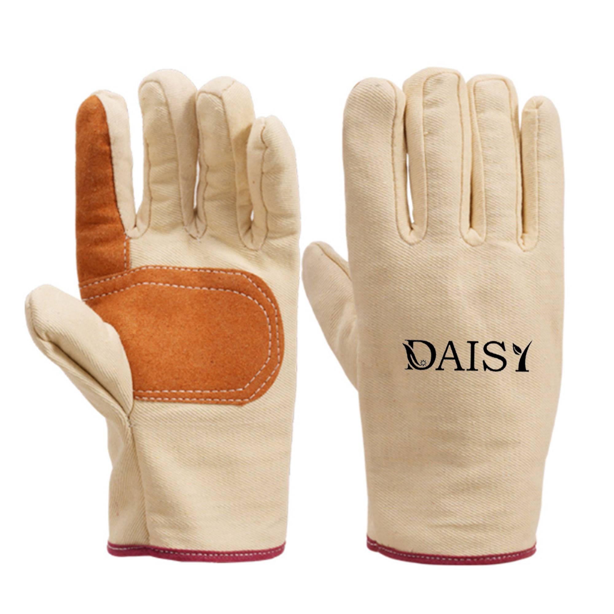 Double Layer Thickening Canvas Work Gloves