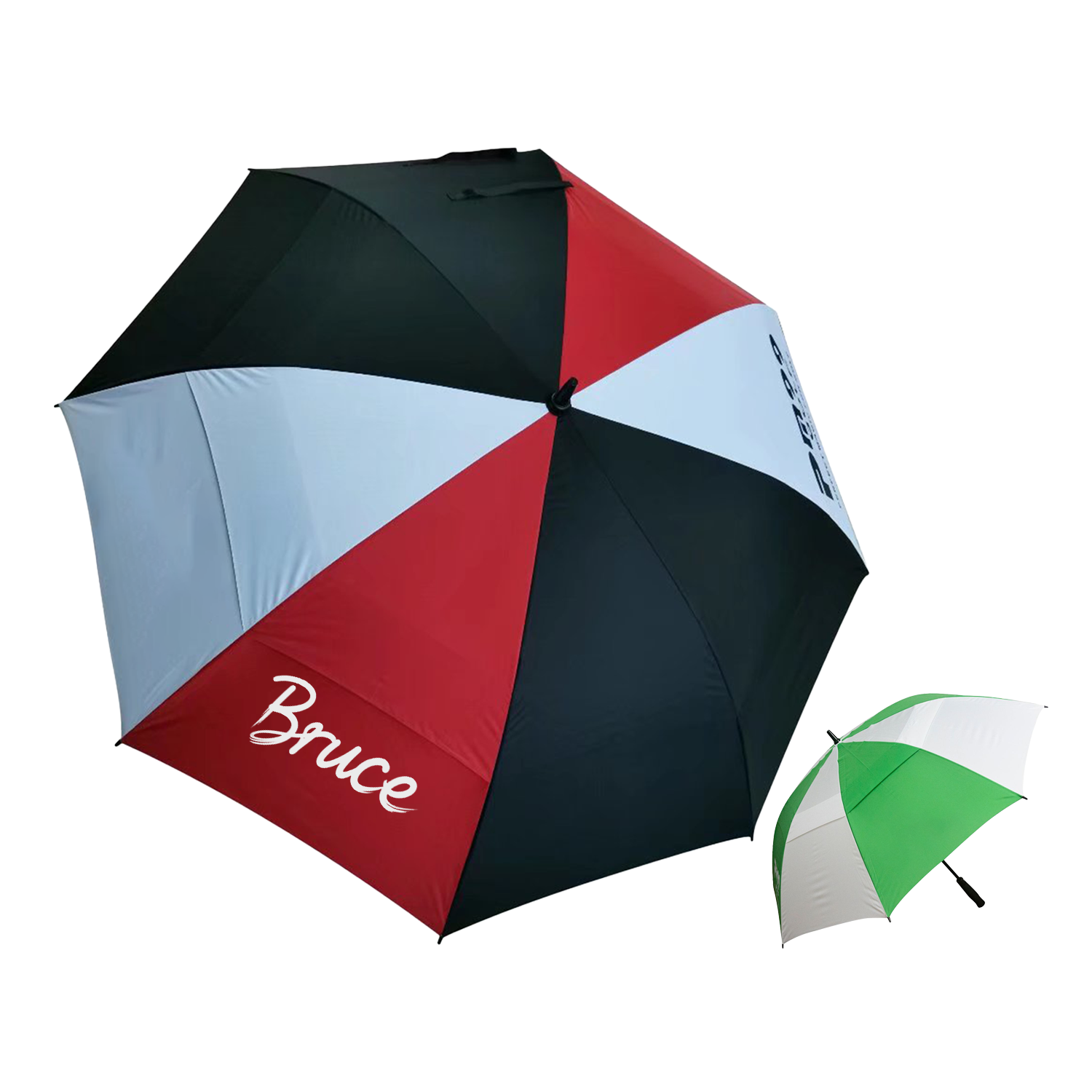 8-Rib Long Handle Windproof Golf Umbrella