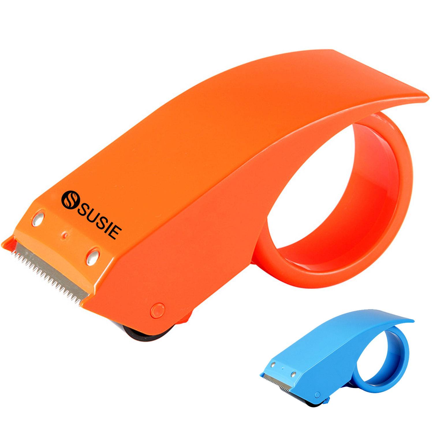 48mm Plastic Portable Tape Dispenser Sealing Tool w/ Cutter