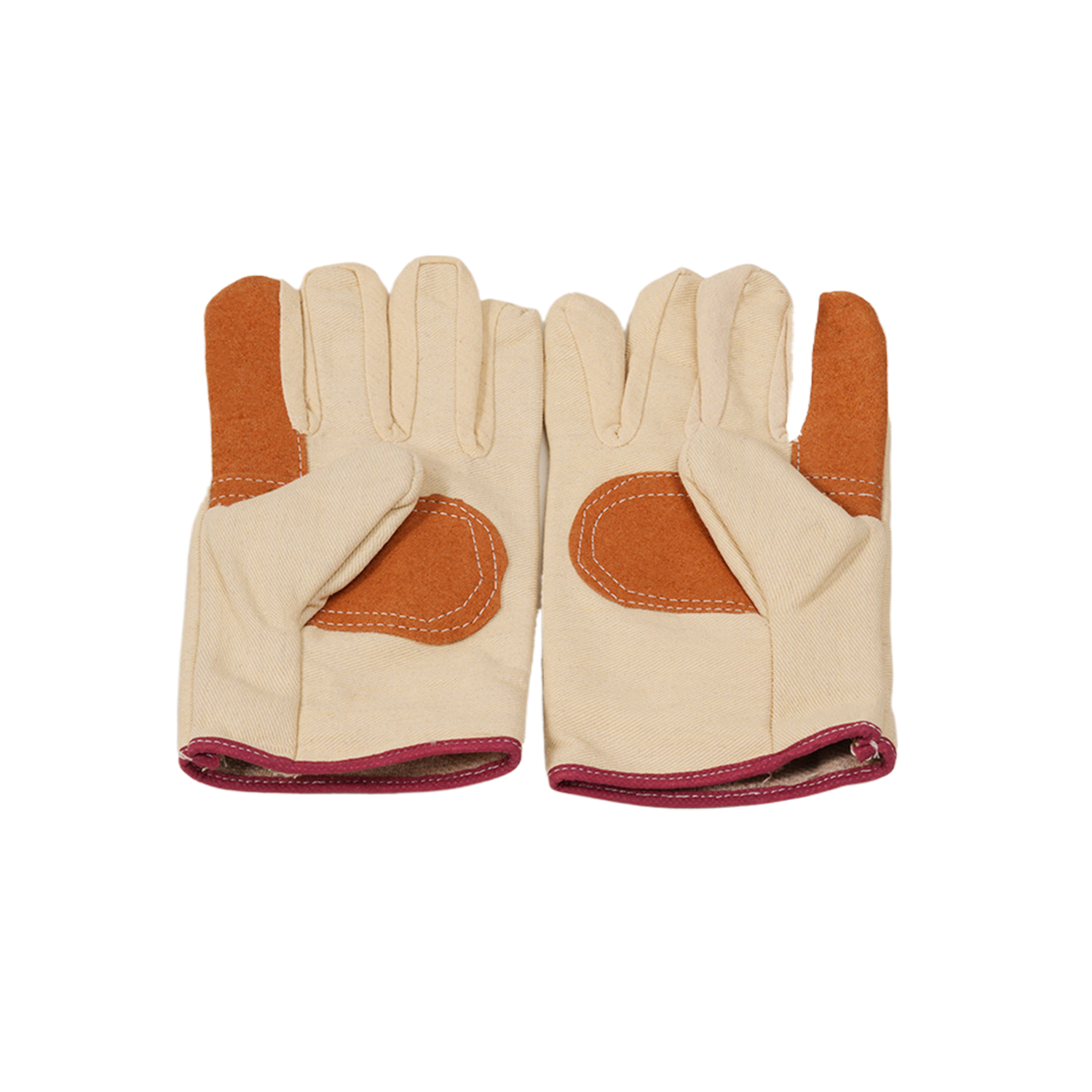 Double Layer Thickening Canvas Gloves - Image 6