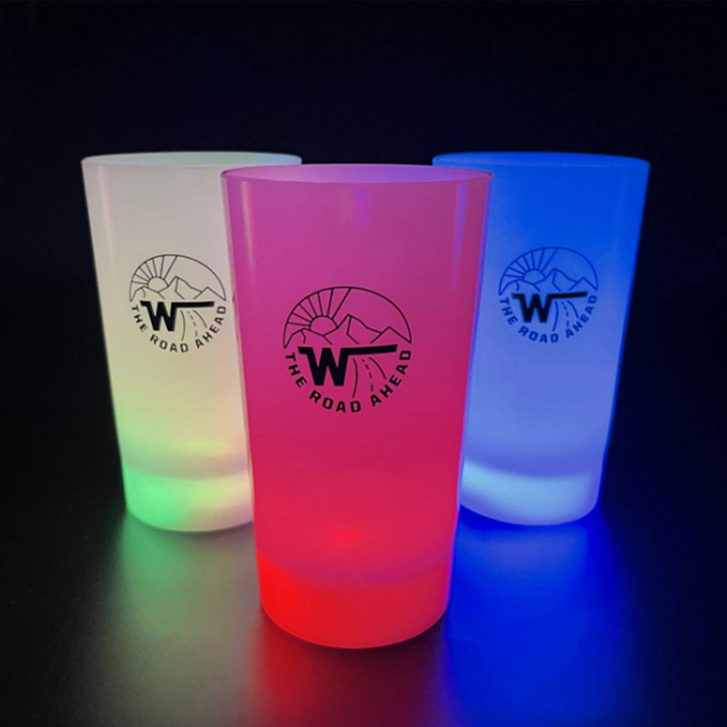LED Glow Light Up Neon Look 15 oz Pint Glass - Image 4