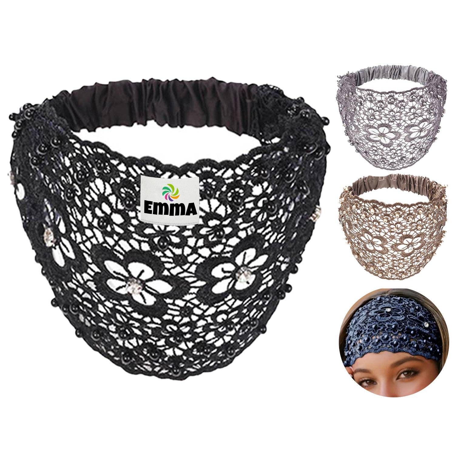 Lace Elastic Headbands