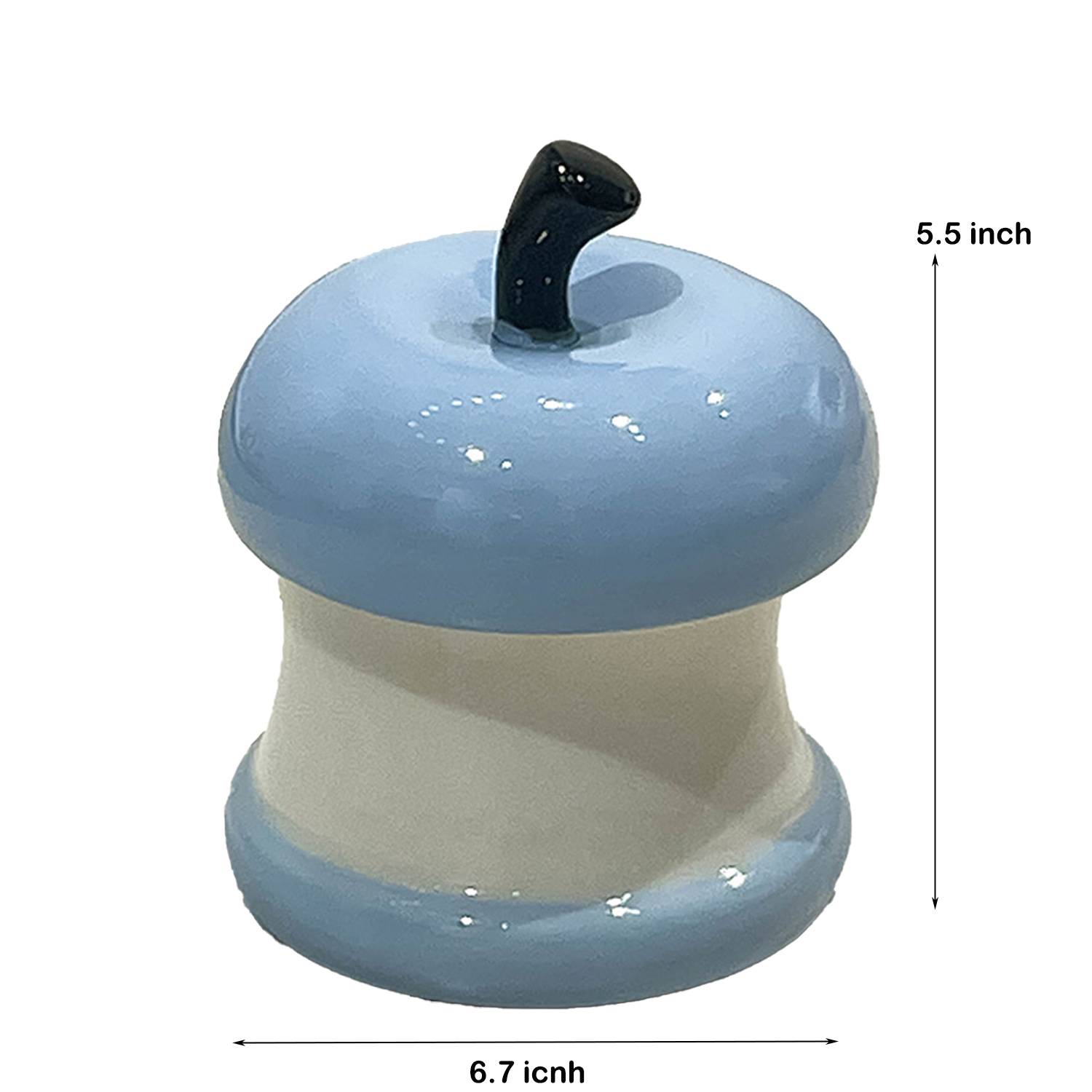 Apple Core Ceramic Anti Ash Ashtray - Image 5