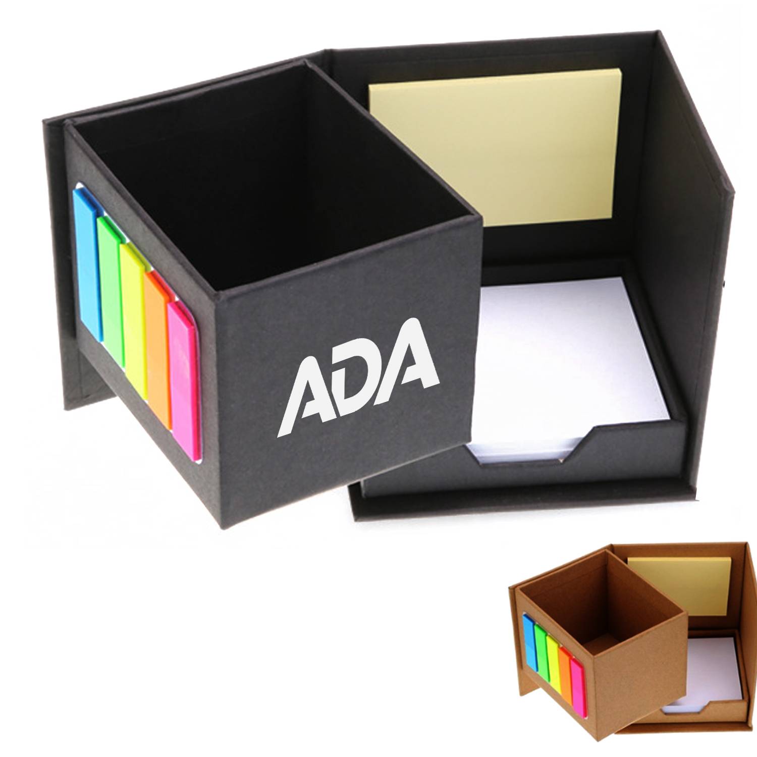 Multifunctional Folding Pen Holder Sticky Note Box