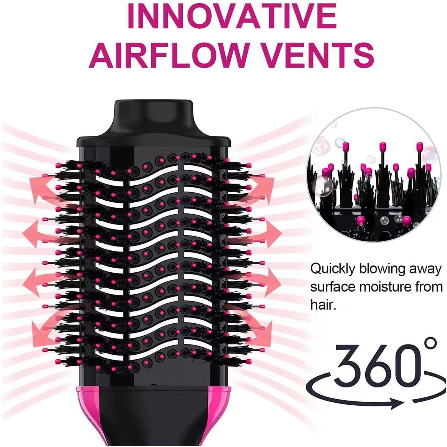 Hair Dryer Brush curling comb in one - Image 5