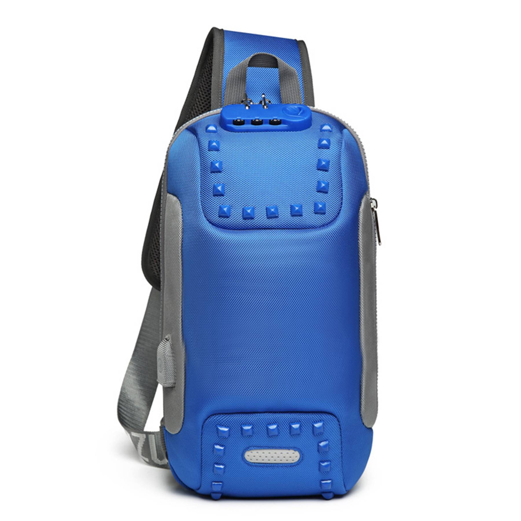 Oxford Men Sling Backpack Anti Theft Crossbody Shoulder Bag - Image 10