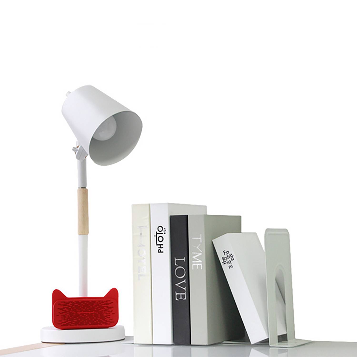 Thick Metal Desktop Bookend for Office School Use - Image 8