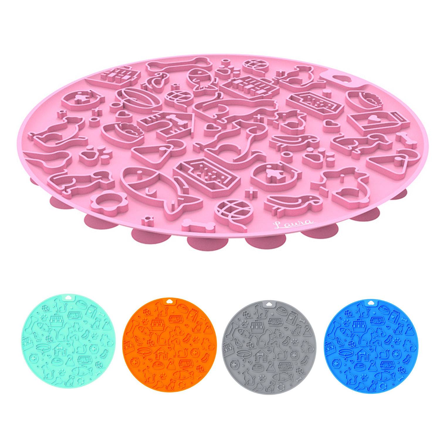 Food-Grade Slow Feeder Silicone Pet Licking Mat