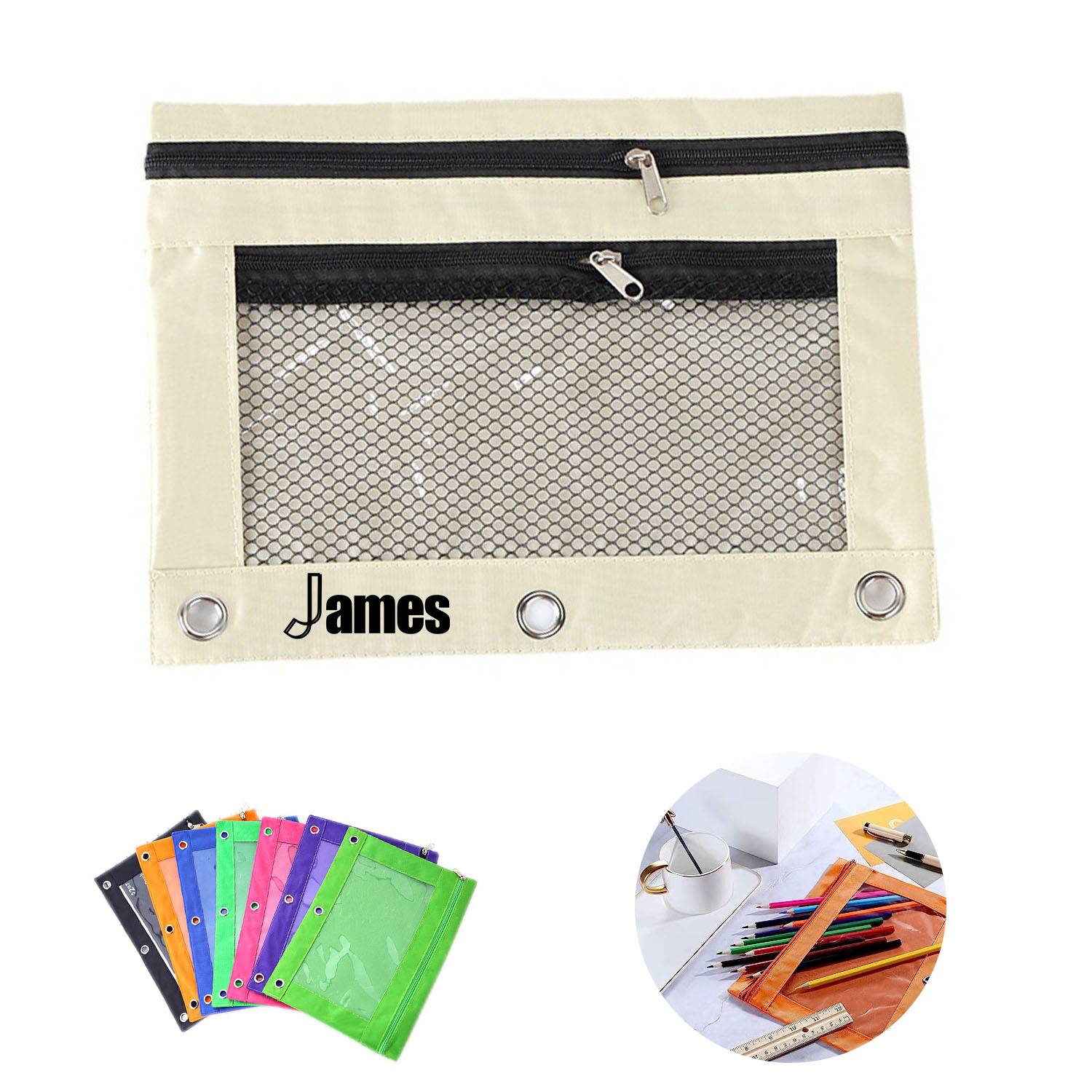 Large Volume Transparent Container Pencil Case