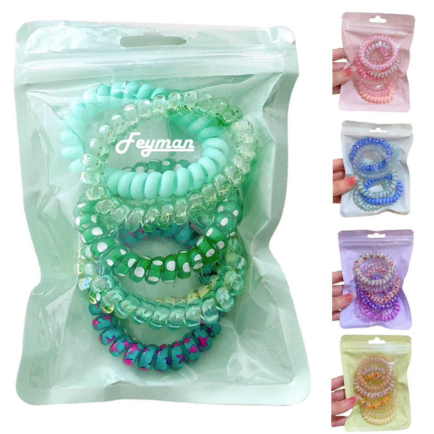 Candy Colored High-End Hair Tie Rubber Band