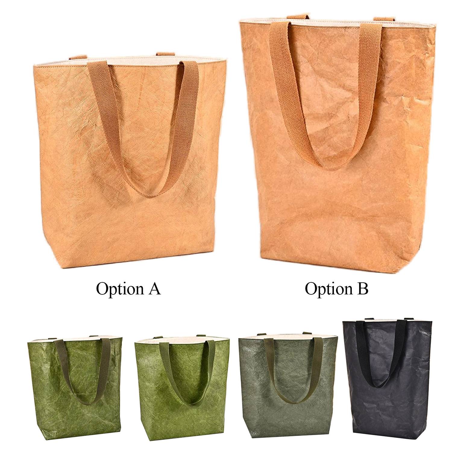eco-friendly biodegradable Washable Dupont Paper Tote Bag
