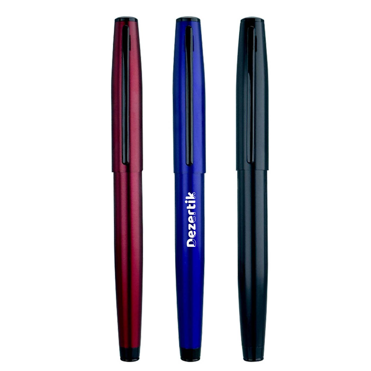 Cap Action Matte Metal Business Ballpoint Pen