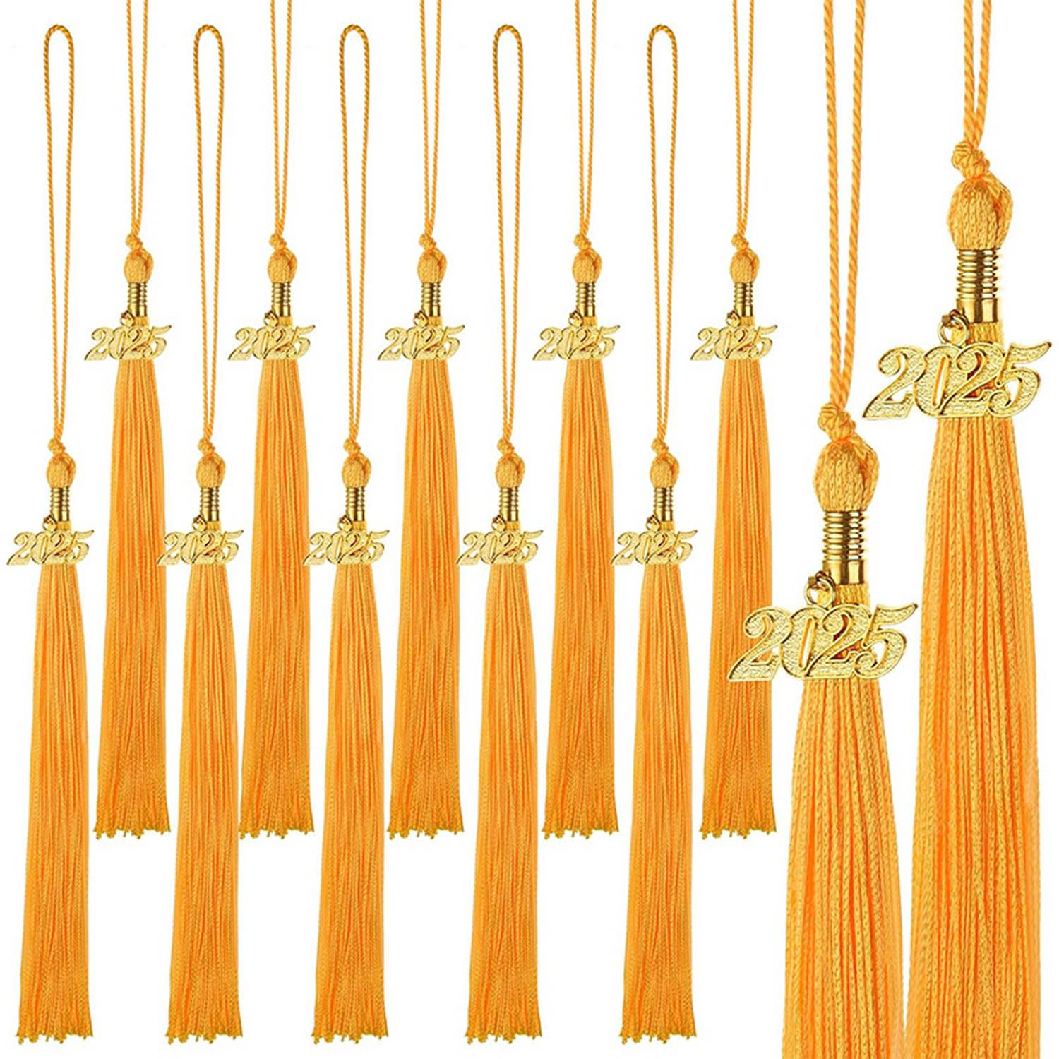 Graduation Tassels With Gold 2025 Year Charm Pendant - Image 6