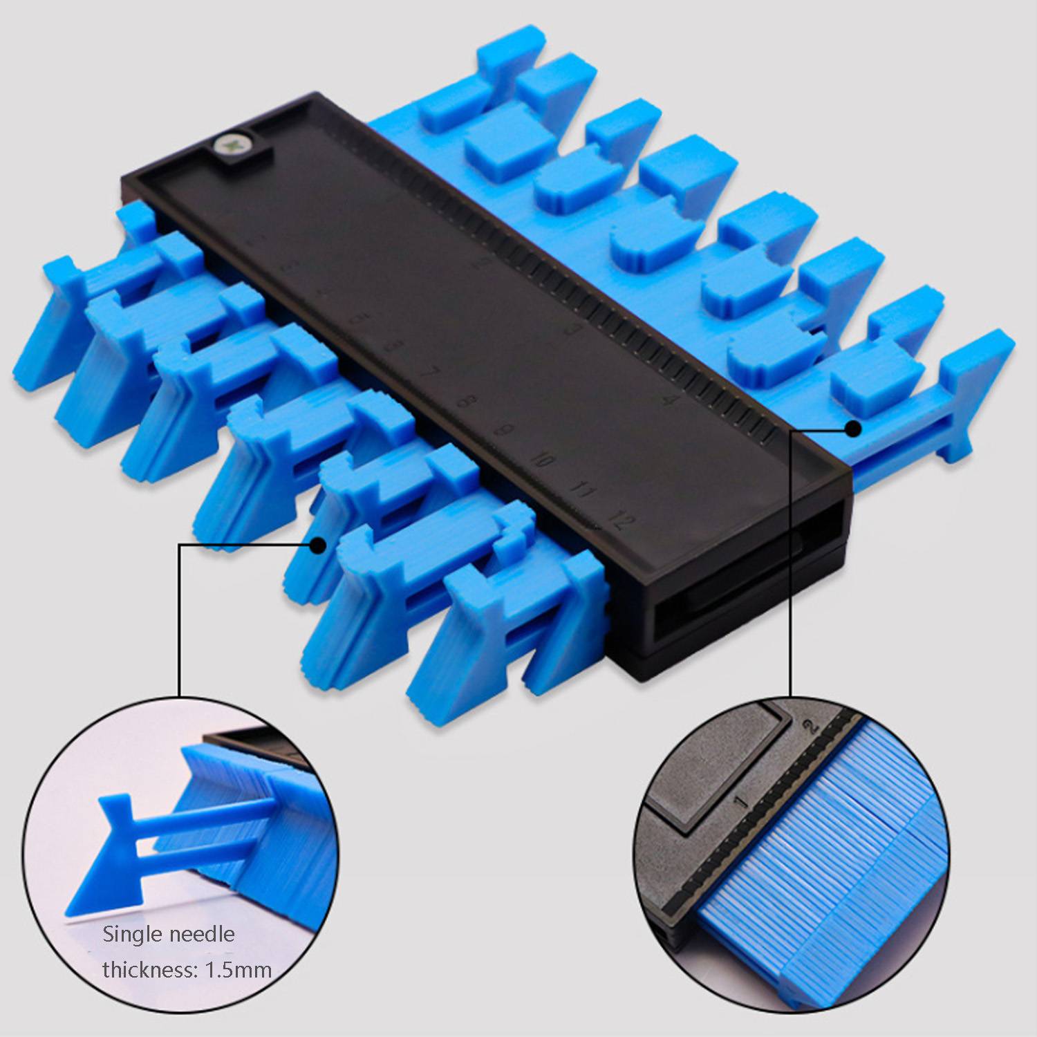 10 In Plastic Duplicator Contour Gauge - Image 3