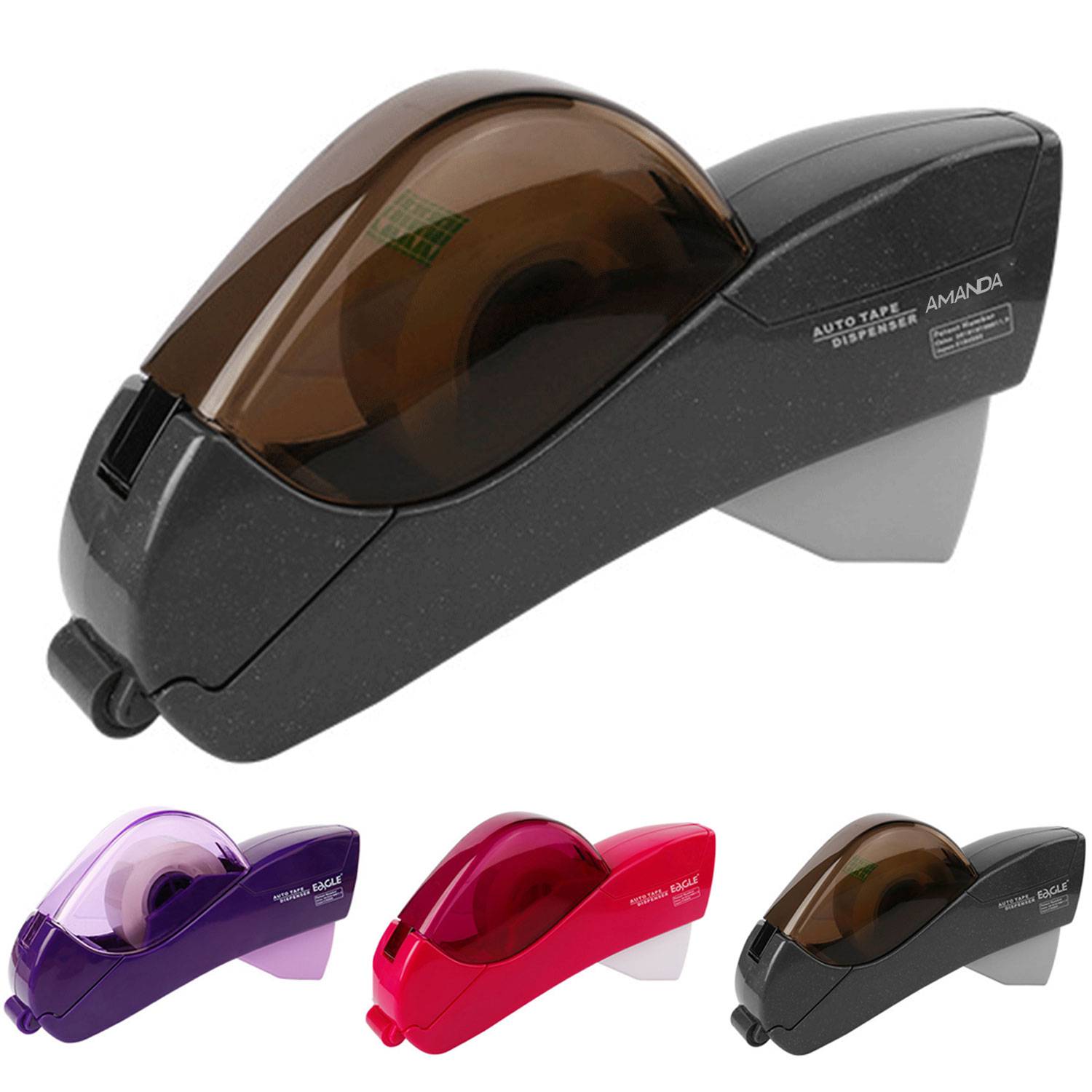 mini multi-colored stationery Tape cutter hand Dispenser