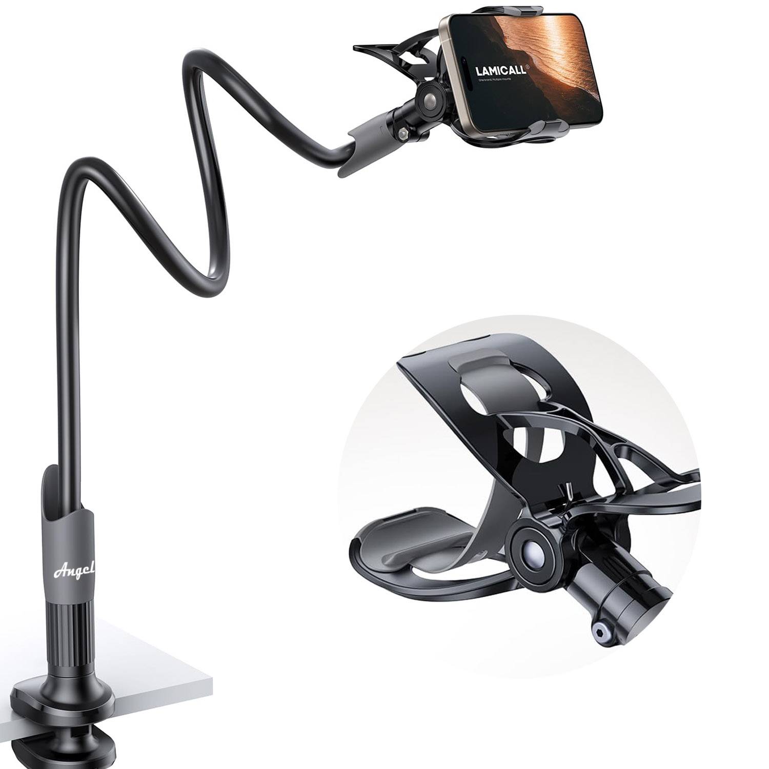 Adjustable Gooseneck Phone Holder