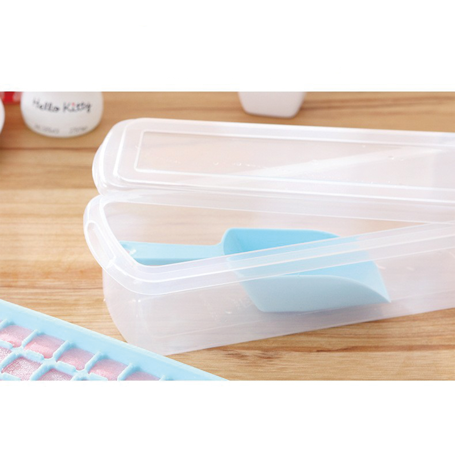 Ice Cube Tray With Lid & Bin - Image 4