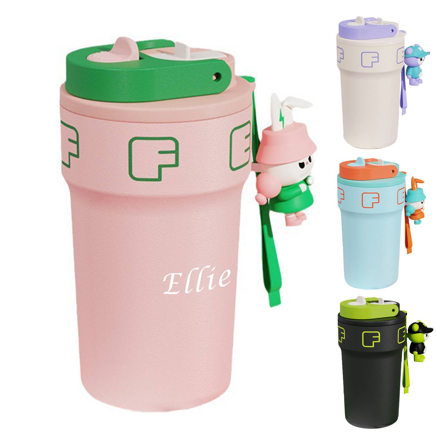 18.6 oz Stylish Stainless Steel Vacuum Coffee Cup