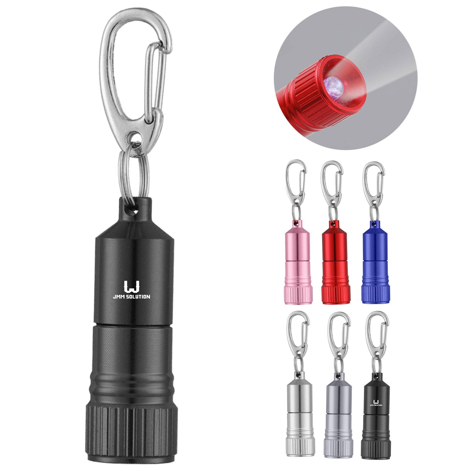 Mini LED Flashlight Keychain—Portable & Aluminum