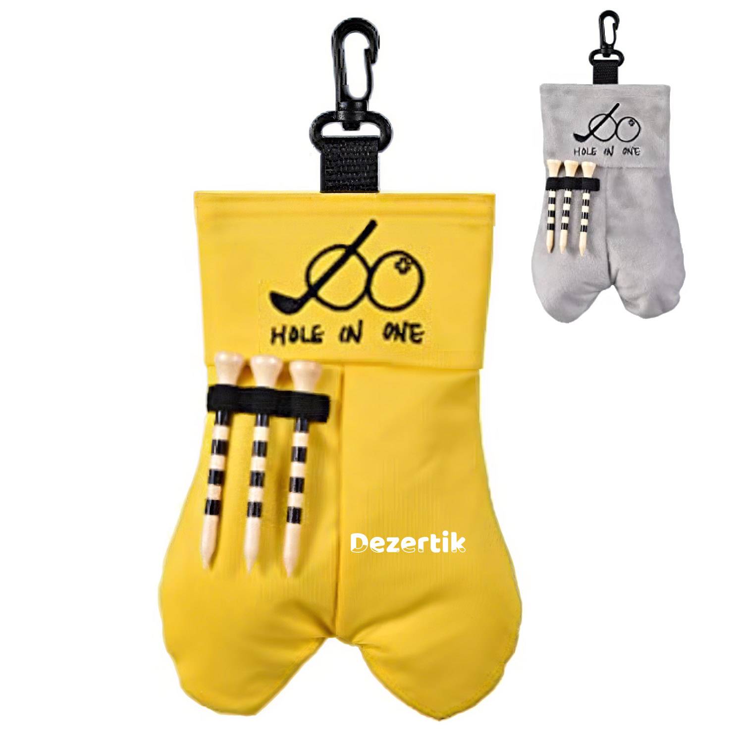 Mini Microfiber Golf Ball Pouch Bag