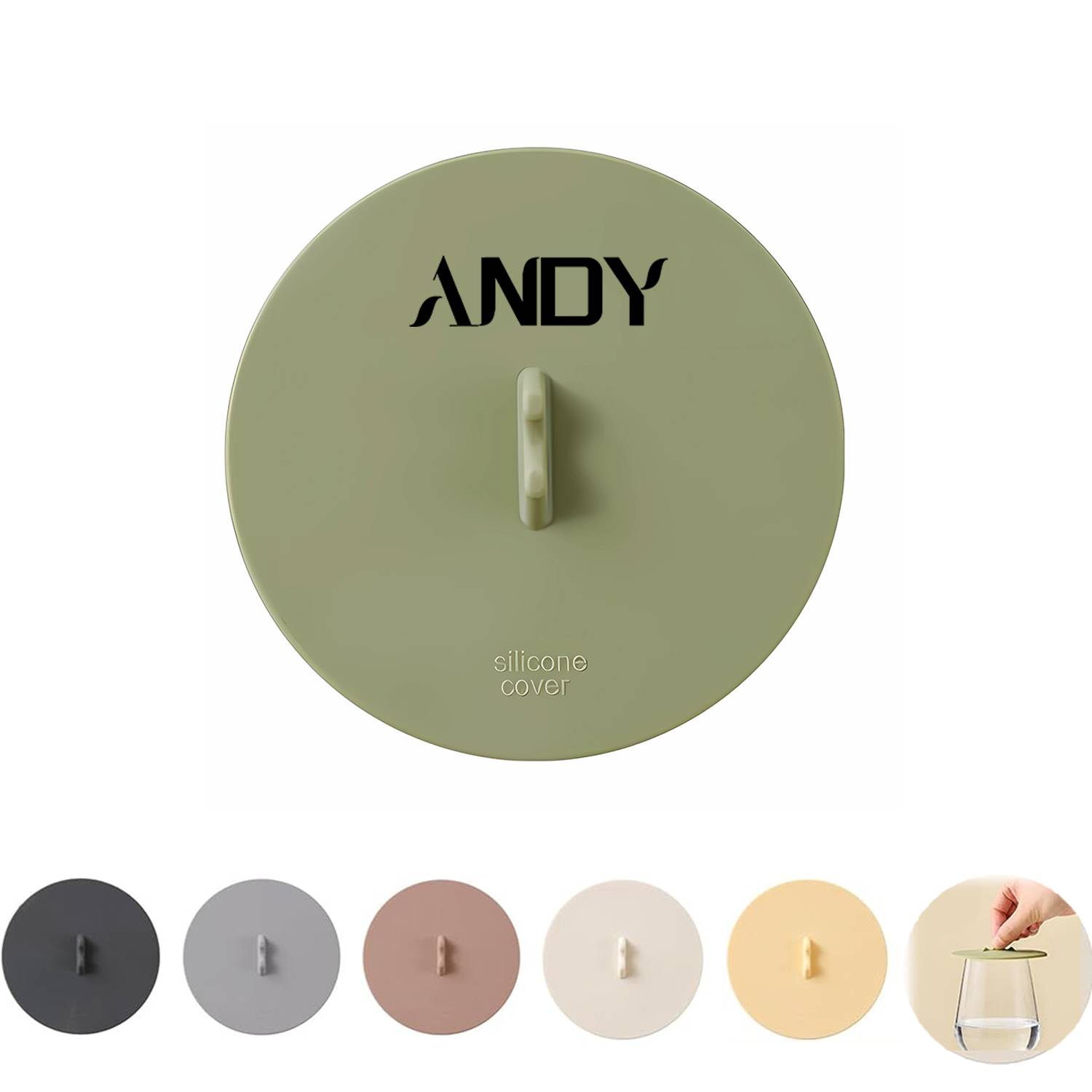 Silicone Lids Multicolored Flexible Mug Covers Hot Cup