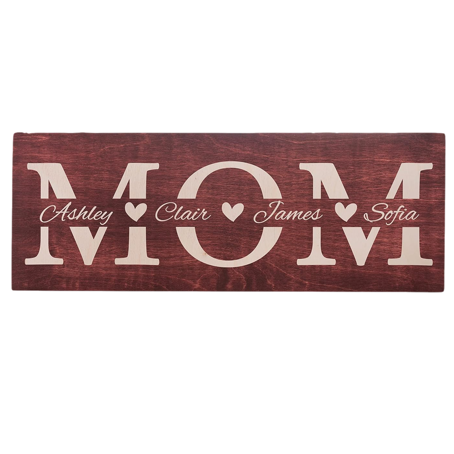 Custom Engraved Wooden Family Name Wall Sign - Image 3
