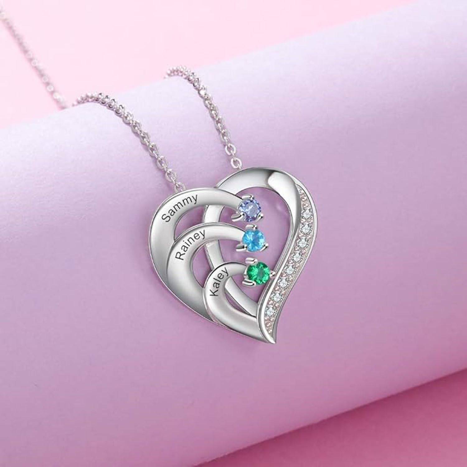 Custom 925 Sterling Silver Mother Necklace - Image 3