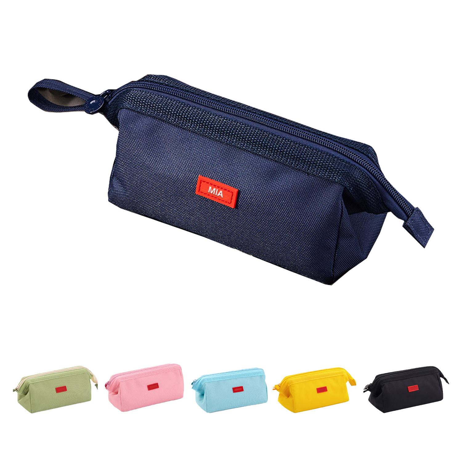 Portable Zipper Pencil Case Pouch Bag