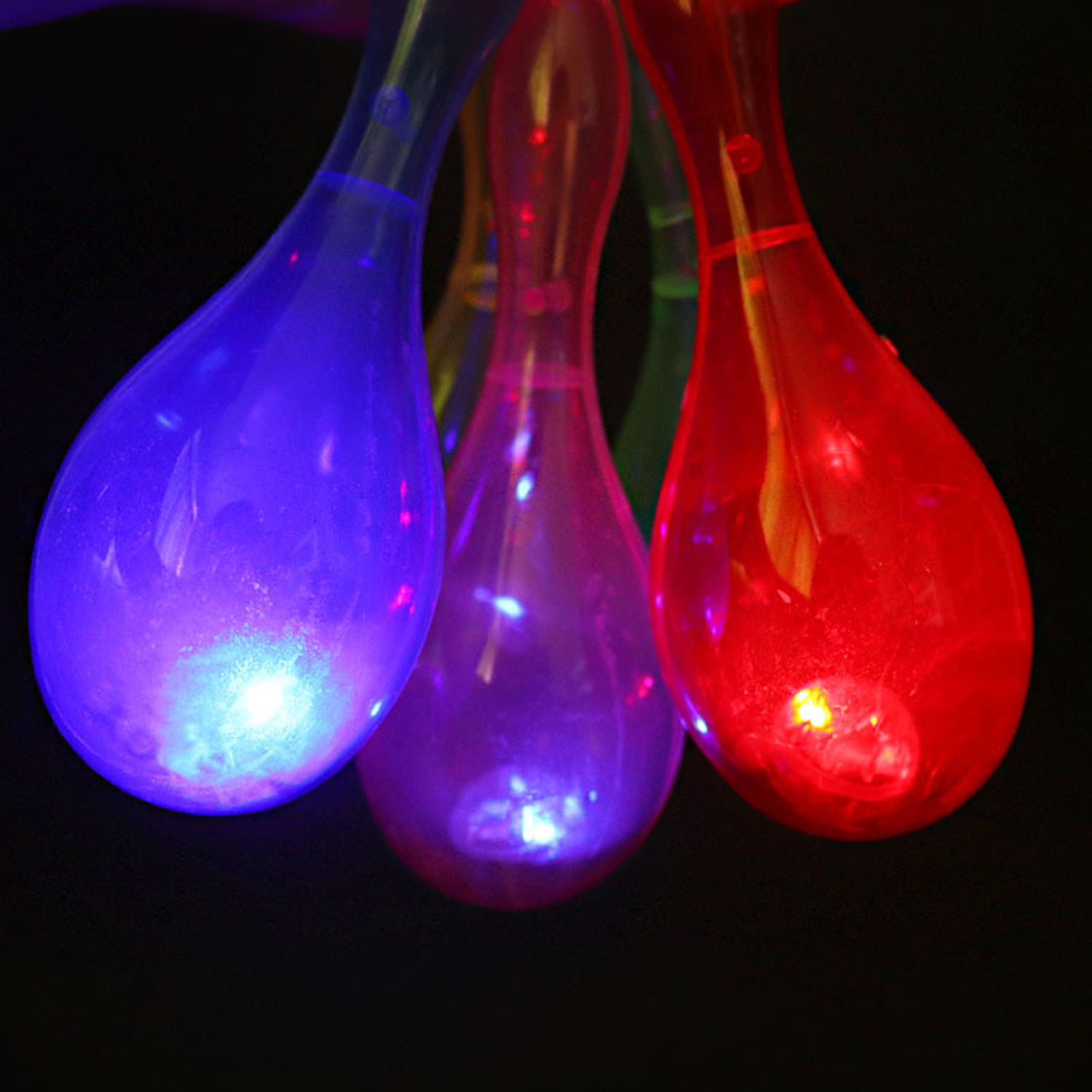 7" Plastic Glitter Maraca - Image 4