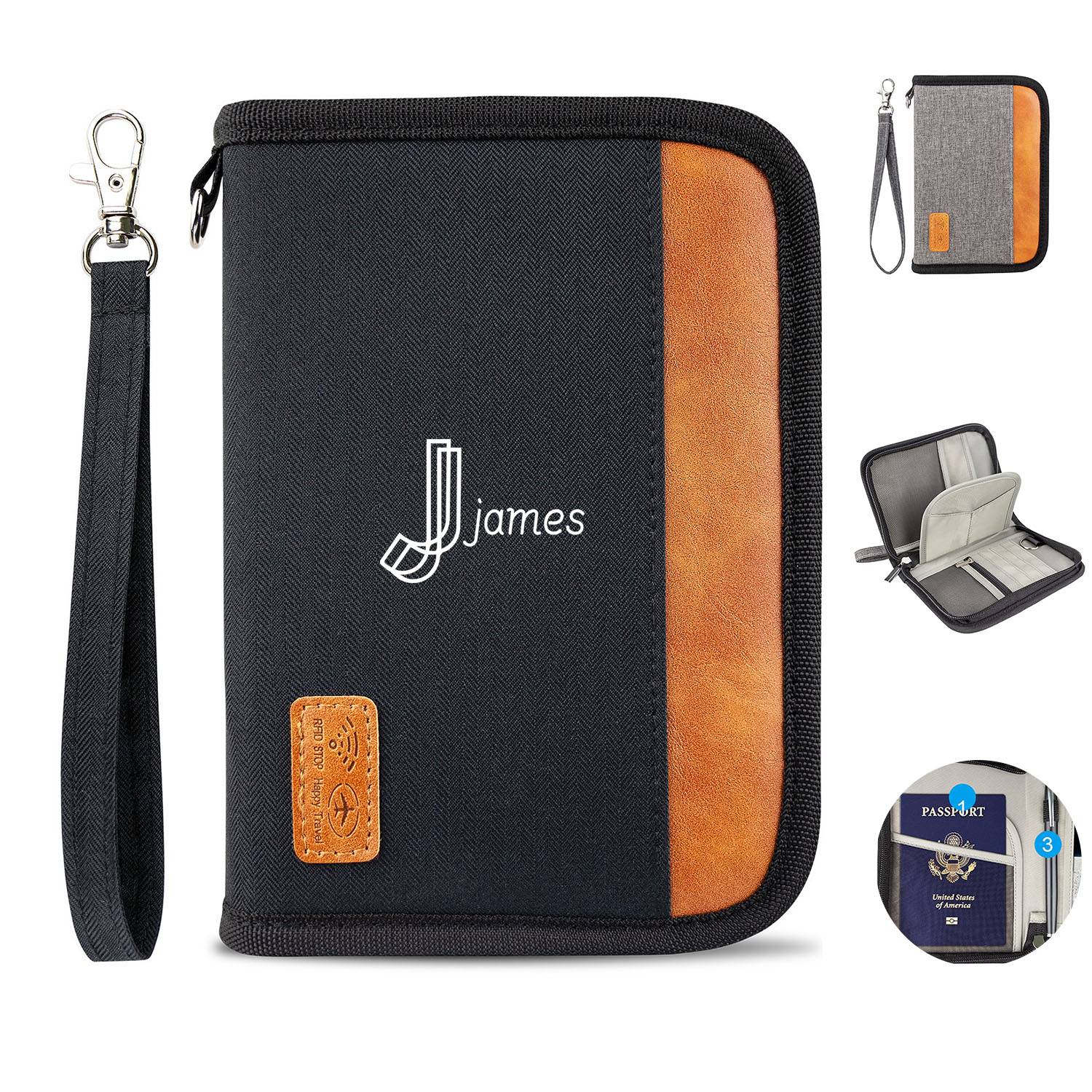 Portable Multi-Functional Waterproof Documents Wallet